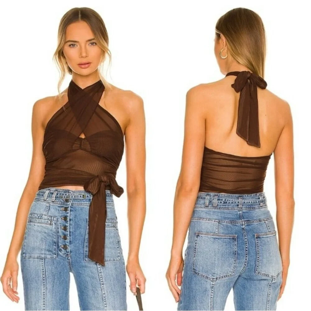 Majorelle Charlize Halter Top - Picture 1 of 1